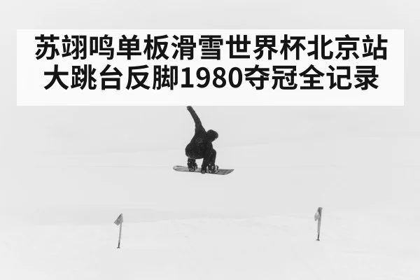 苏翊鸣单板滑雪世界杯北京站大跳台反脚1980夺冠全记录
